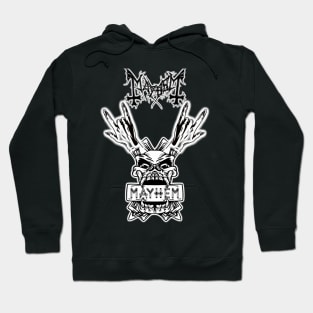 mayhem skull Hoodie